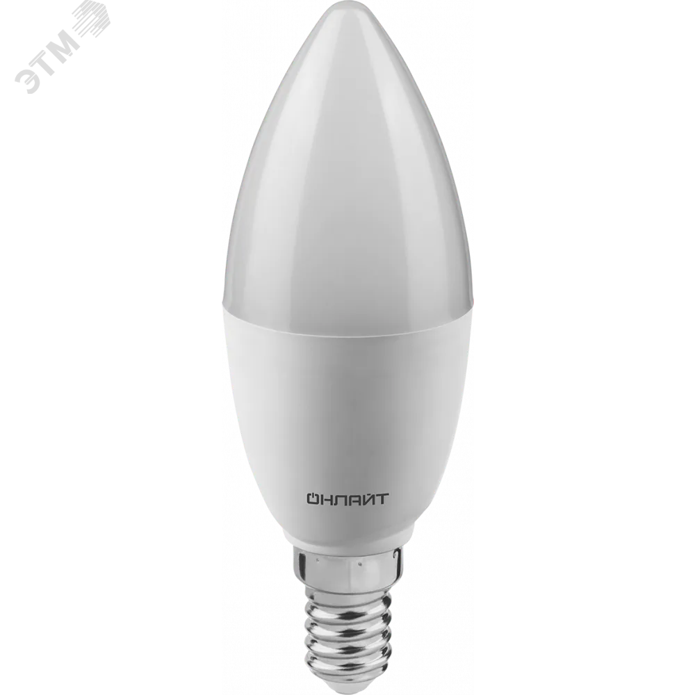 Лампа светодиодная 12вт OLL-C37-12-230-6.5K-E14-FR 26073