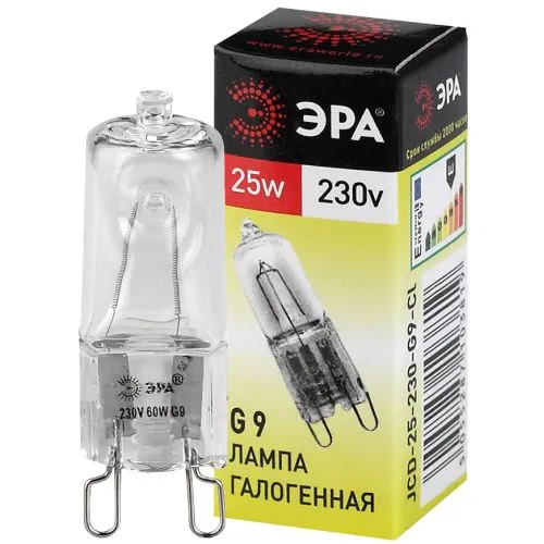Лампа галогенная G9-JCD-25-230V-Cl 25Вт капсула G9 230В C0027376