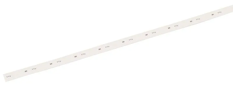 Трубка термоусадочная ТТУ нг-LS 10/5 бел. 1м UDRS-D10-1-K01