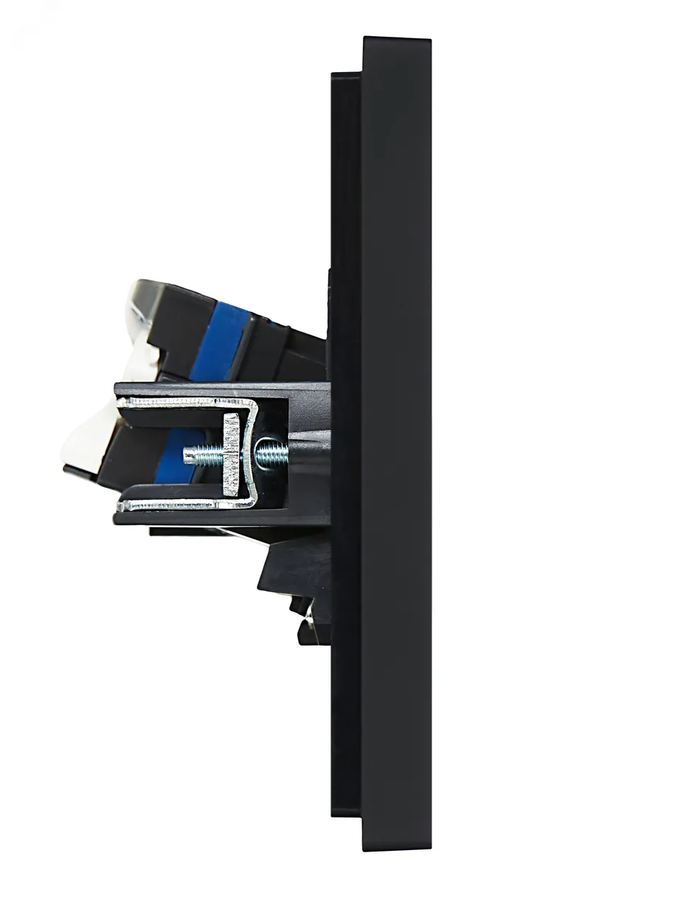 FORTE&PIANO Розетка компьютерная двойная RJ45 кат.6 FP134 черный IEK FP-K20-2-K02