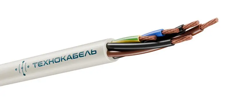 Провод ПВС 5х2.5 (4х2.5+1х2.5) 380В Б (бухта) (м) 00-00148780