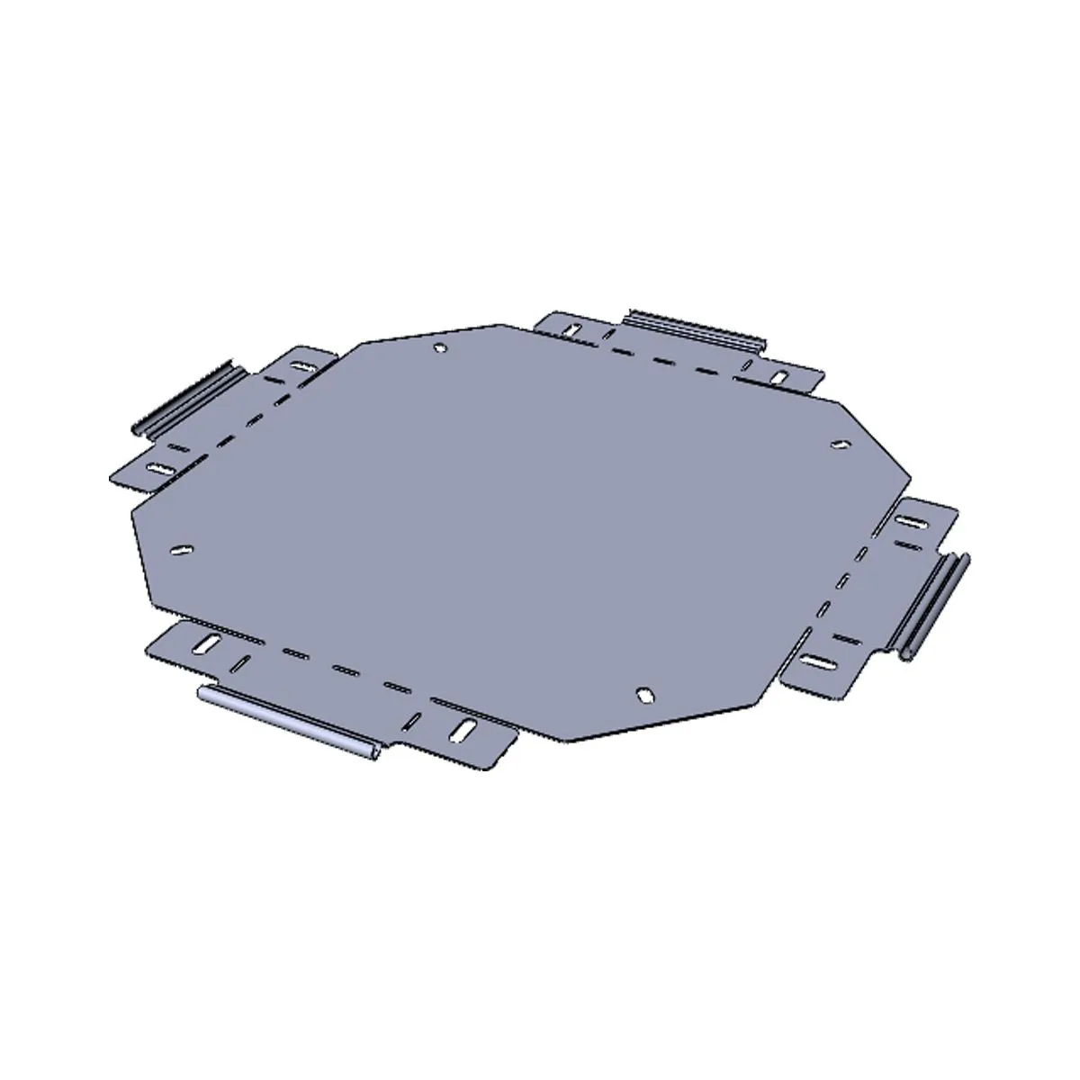 Ответвитель крестообразный 50x200 мм (плоский) EKF x5020007-FL