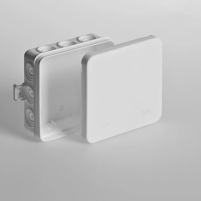 Коробка распределительная ОП 100х100х35мм 12 вводов IP54 бел. 67095Б