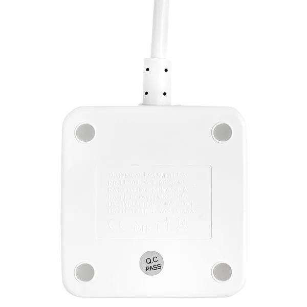 Удлинитель "Куб" 2х1.3м 2USB 2.4А+Type C + Ночник 1кв.мм UBA-CUB-2-TC