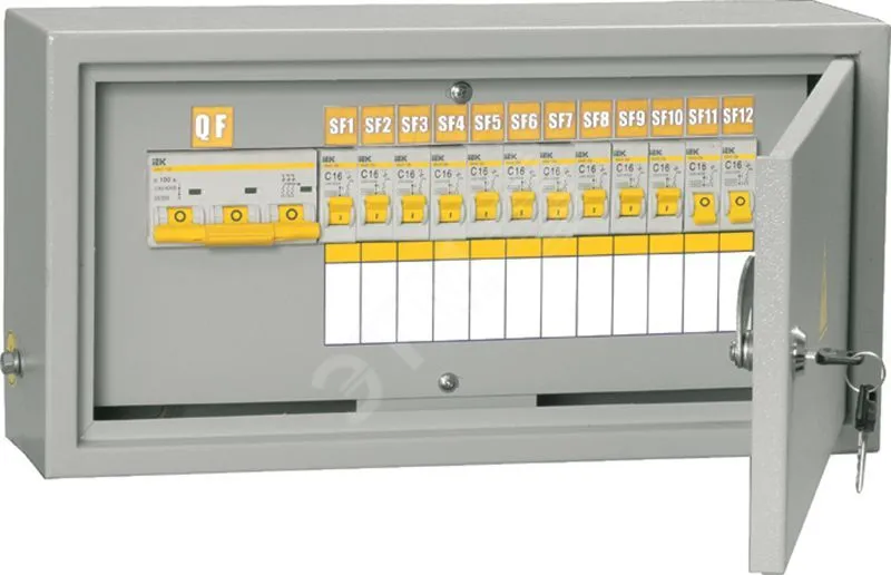 Щит ОЩВ-12/ОБЩ-3-100-12-0 (ВВ100А 12х16А) IP31 MSM10-3N-100-12-31