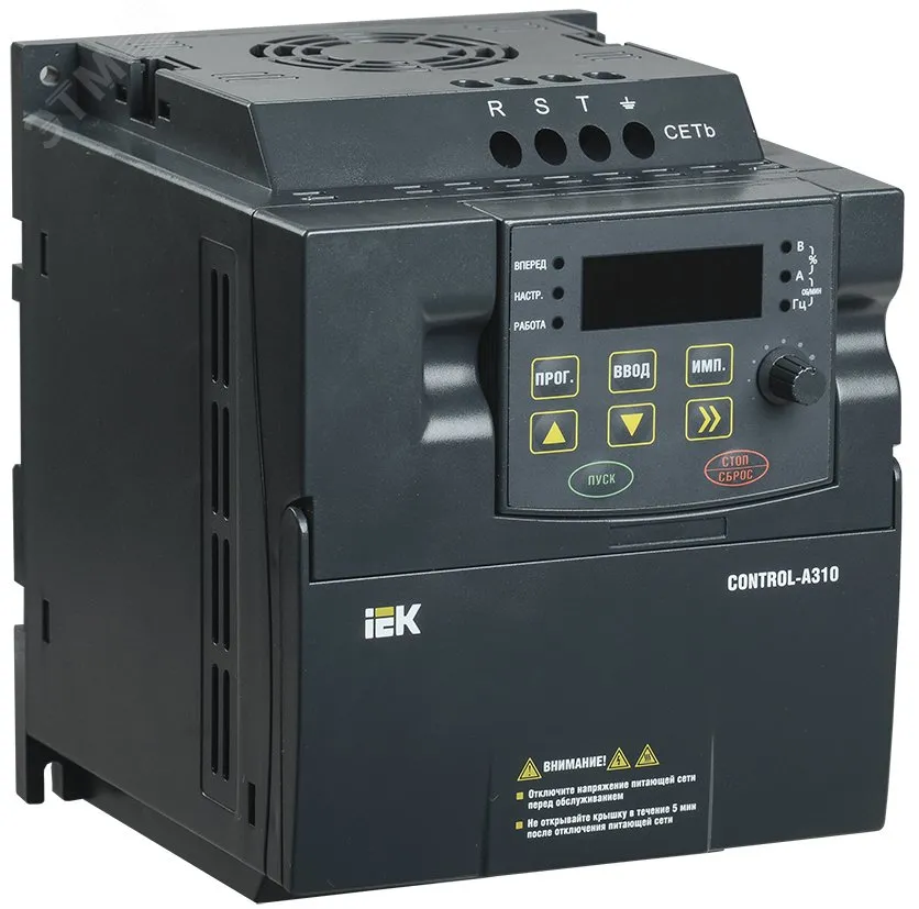 Преобразователь частоты CONTROL-A310 380В, 3Ф 0,75 kW 2,3A CNT-A310D33V0075TEZ