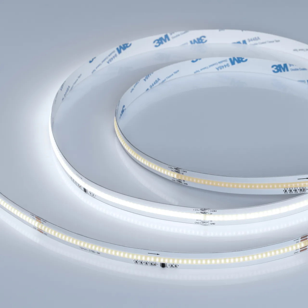 Лента SPI-COB-X378-12mm 24V White6000-PX63-BPT (7 W/m, IP20, 5m) 041735
