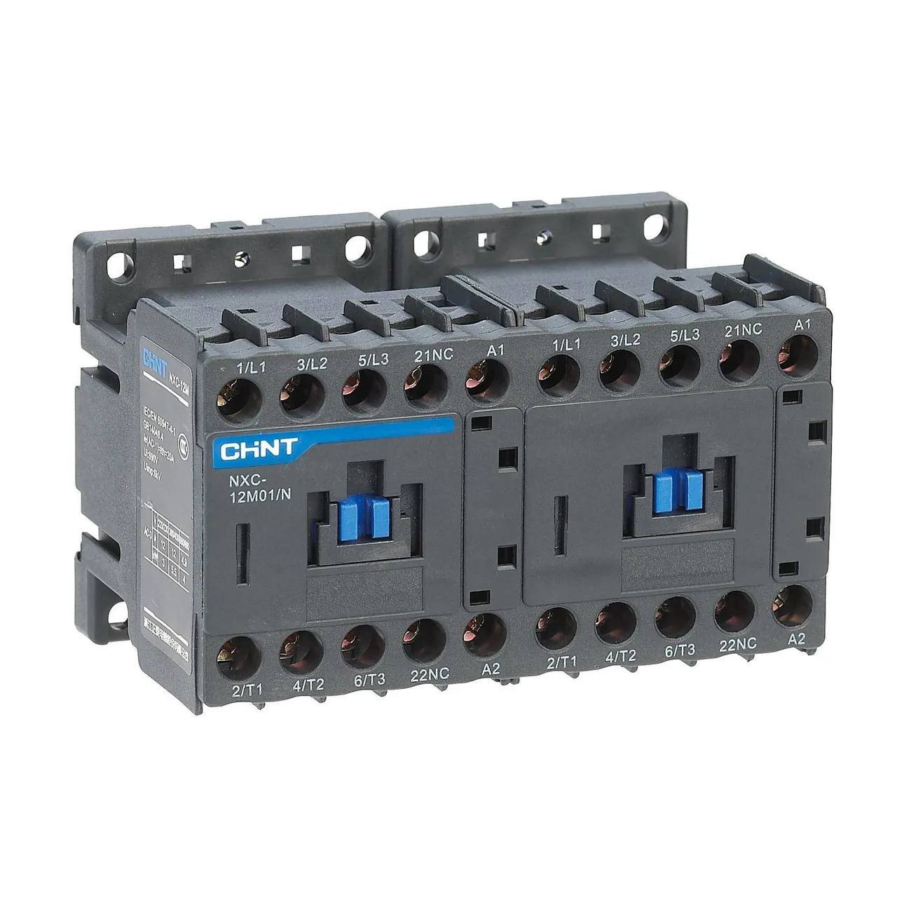 Контактор NXC-09M01/N реверс. 09А 220АС 1НЗ 50/60Гц 836636