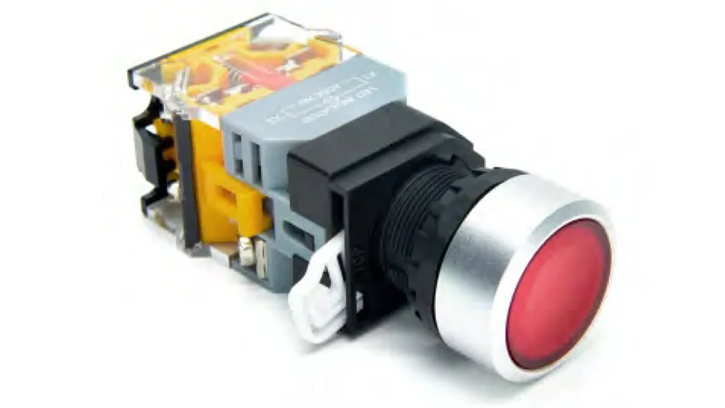 Кнопка DT22M-FLD11/YEAC/DC24
