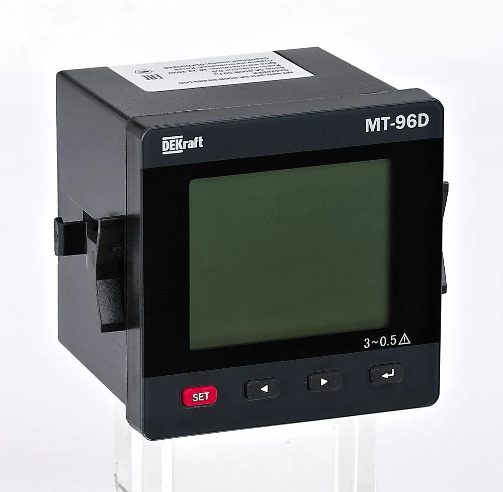 МТ-72D 3ф вх. 600В 5А RS-485 72х72мм LCD-дисплей 51412DEK