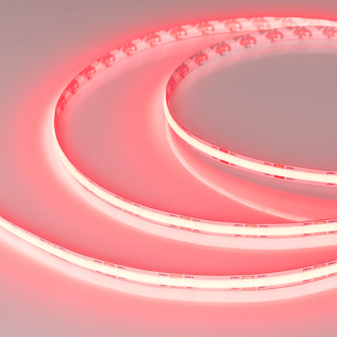 Лента COB-X544-8mm 24V Red (11.5 W/m, IP20, CSP, 5m) 032176(2)