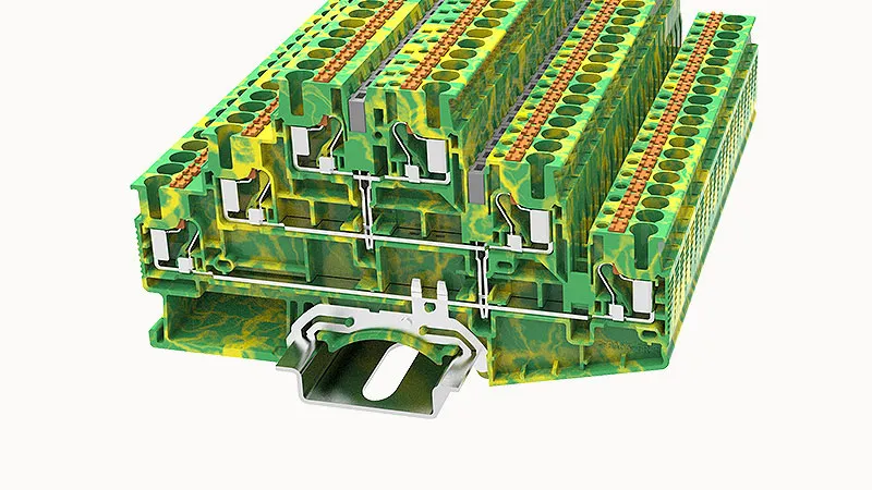 Заземляющая клемма DS2.5-3L-PE-01P-1C-00Z(H)