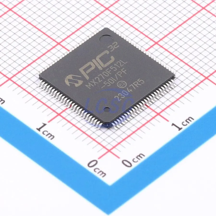 PIC32MX270F512L-50I/PF