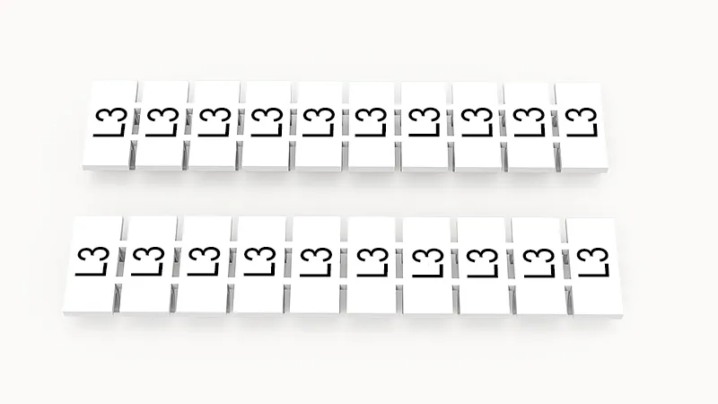 Маркировка (полоска) ZB5-10P-19-349Z(H)