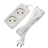 Удлинитель 2х5м без заземл. 6А IP20 1.3кВт ШВВП 481S-0205