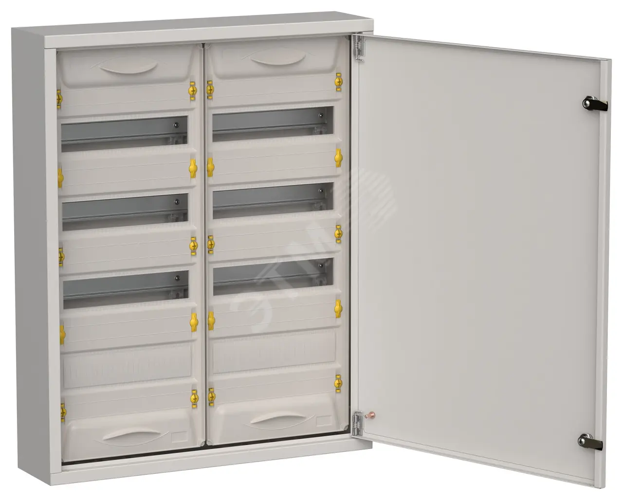 Корпус ЩРн-96 (2х48) TITAN 5 710х570х140 IP31 метал. сер. IEK TI5-50-N-2X048-31-7035