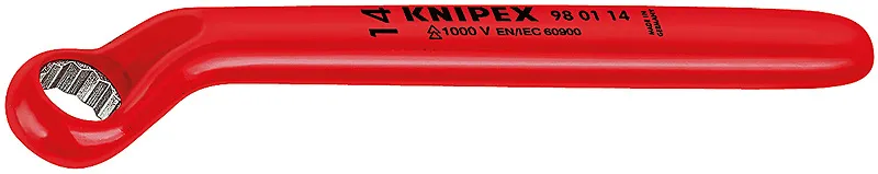 Ключ гаечный накидной VDE, 22 мм, длина 225 мм, диэлектрический KN-980122