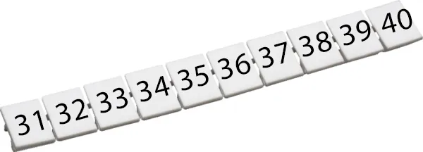 Маркировка для клемм CA509/K5/H/31-40