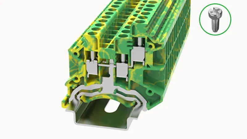 Заземляющая клемма DC4-TW-PE-01P-1C-00Z(H)