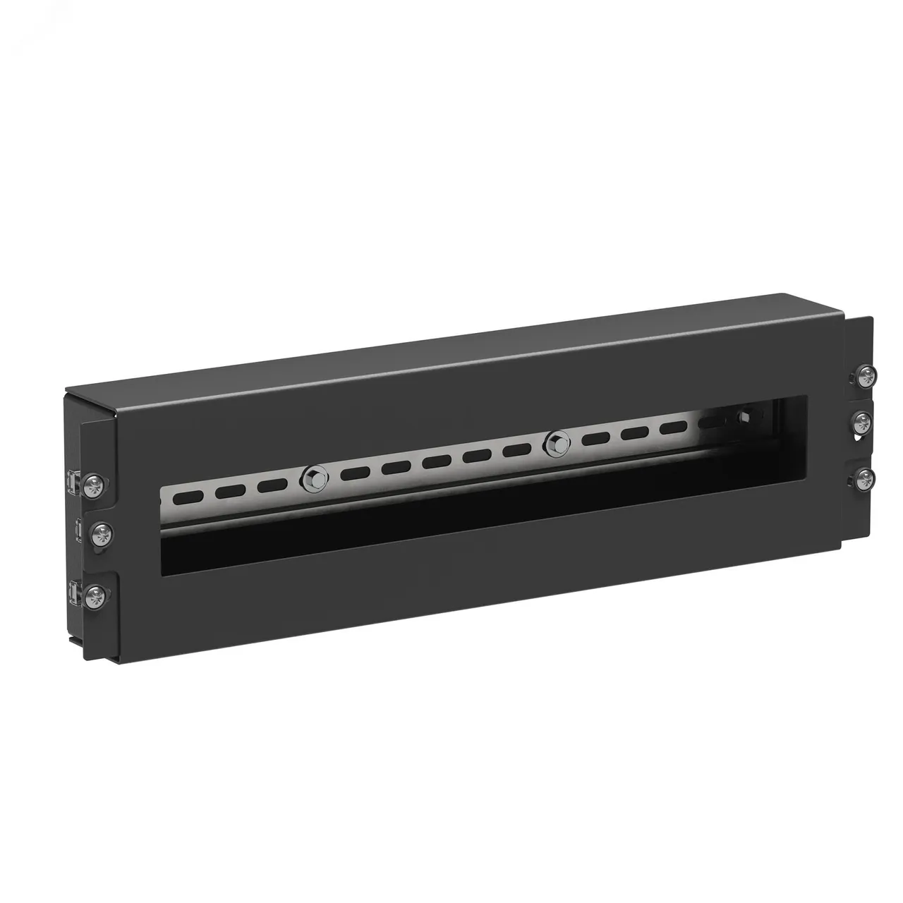 Модуль 3U с DIN рейкой для 19" IT-корпусов, RAL9005 R5CMDIT3HEB