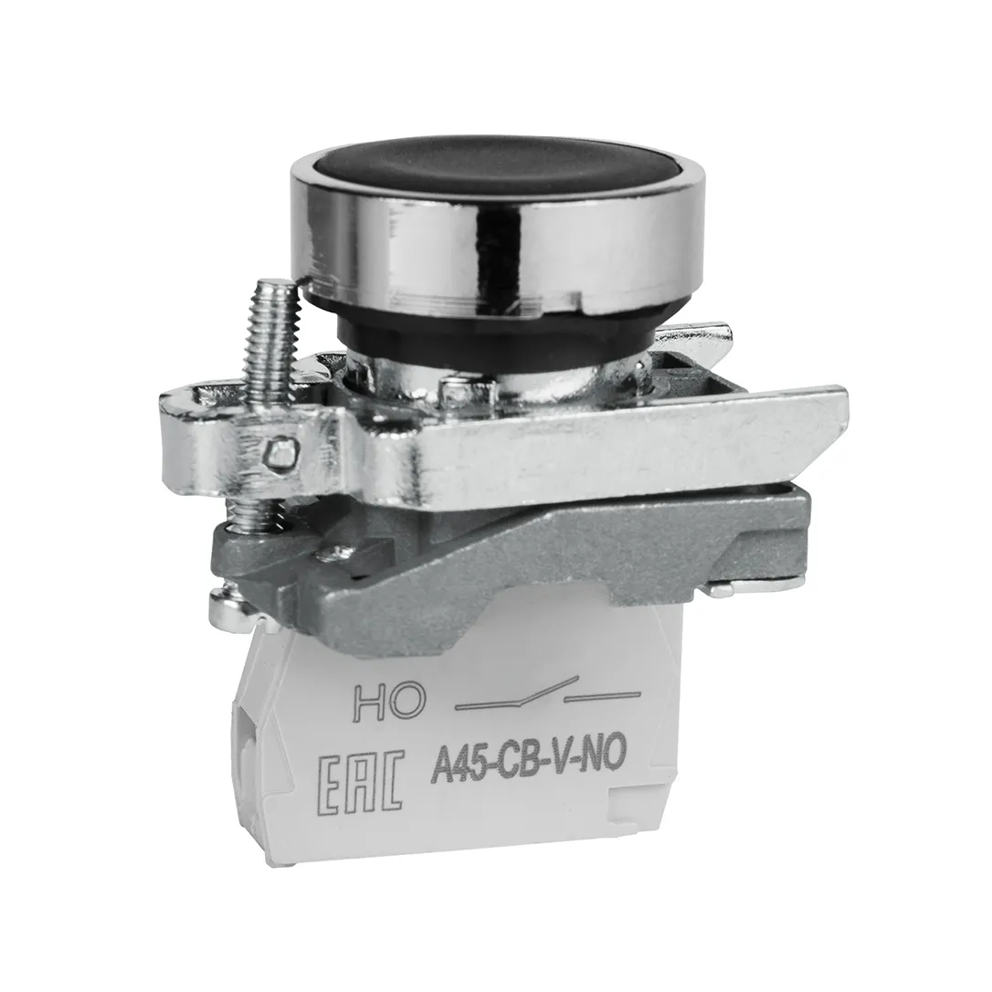 Кнопка OptiSignal D22 C4-P-210 черная металл 1НО XB4BA21  332166