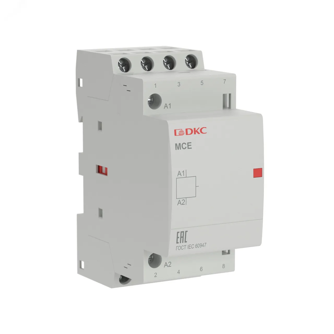 Контактор модульный YON max типа MCE, 4P, 20A, 240В, 4НО MCE-20-40-A240