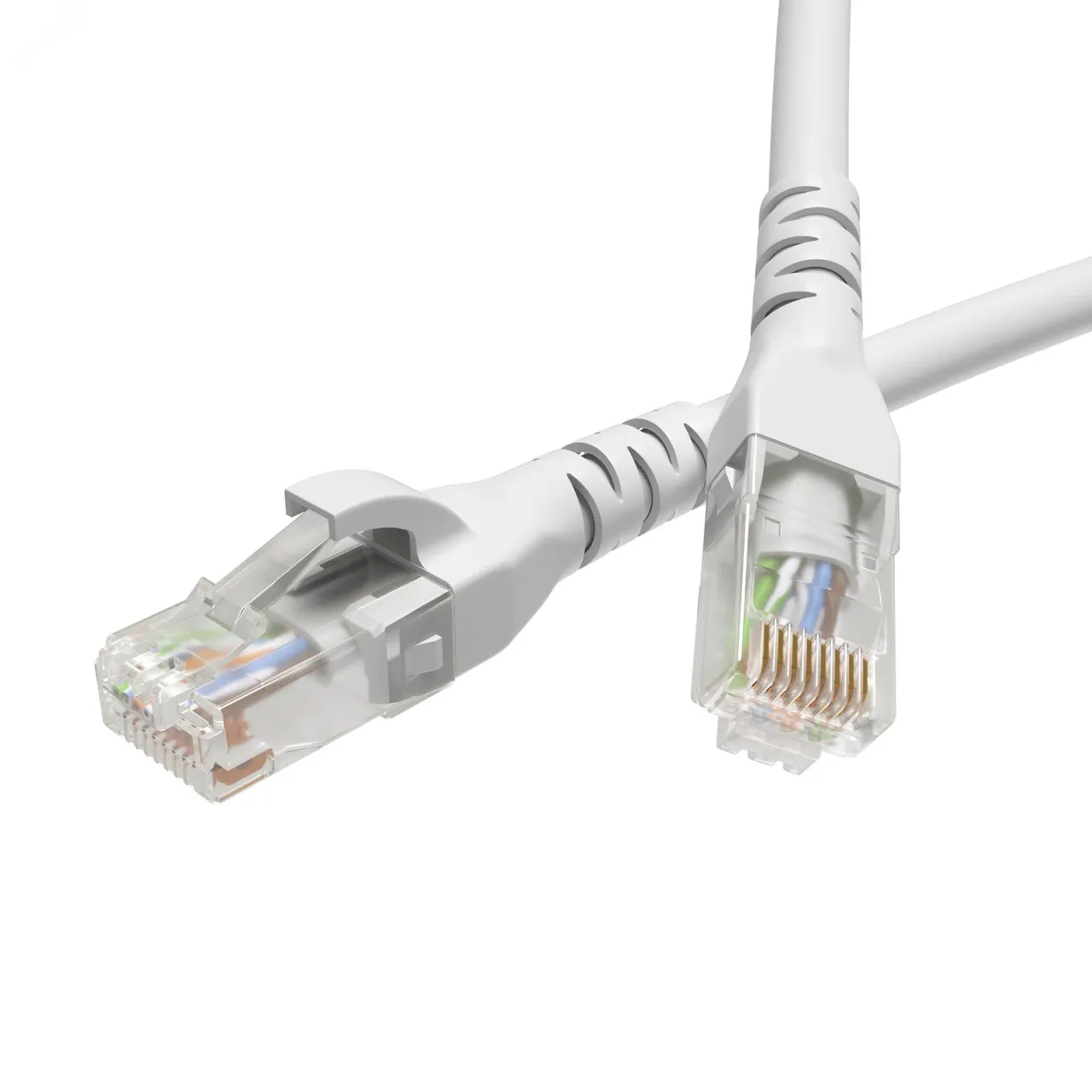 Патч-корд неэкранированный CAT5E U/UTP 4х2, LSZH, белый, 3.0м RN5EUU4530WH