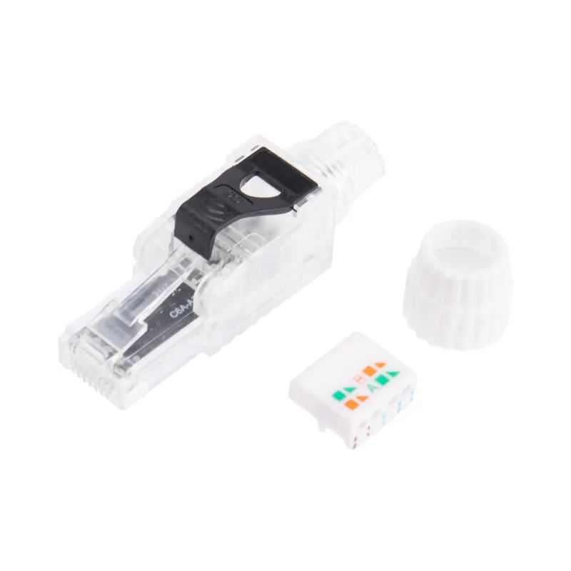 Разъем RJ-45(8P8C) полевой заделки под витую пару, UTP, CAT 6 (50 µ"/ 50 микродюймов) серия PRO 02-0281