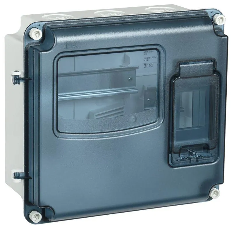 Корпус ЩУРн-П 1/3 Krepta 5 IP66 PC пластик. MSP1-N-03-55