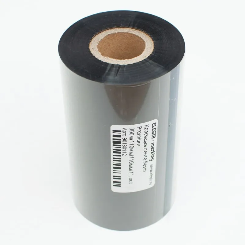 Красящая лента Resin Premium 300м/110мм/110мм/1", out , 90130112