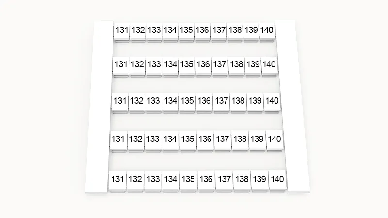 Маркировка (в кассетах) DEK6-50P-19-121Z(H)
