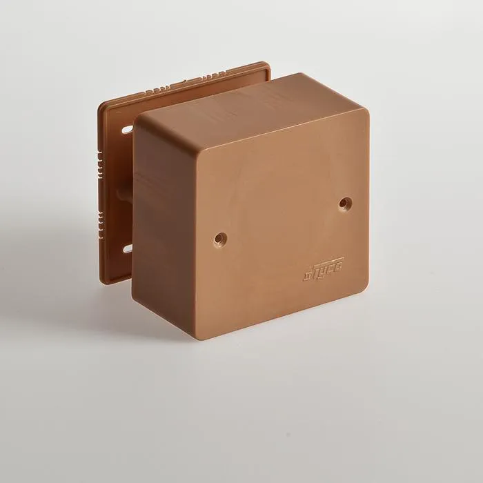Коробка универсальная для кабель-каналов 85х85х45 корич. IP40 65015К