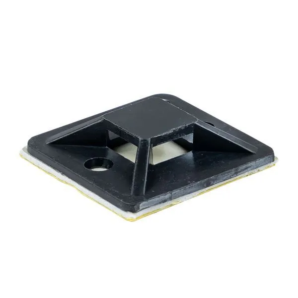 Площадка самоклеящаяся (30х30мм.) черная (100шт.) plc-30x30-b