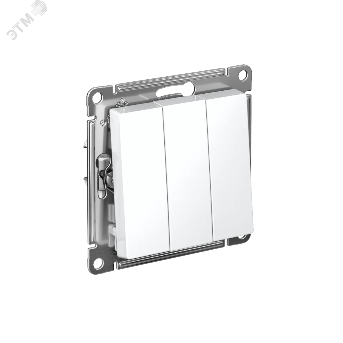 Выключатель 3-кл. СП AtlasDesign 10А IP20 (сх. 1+1+1) 10AX механизм бел. SE ATN000131