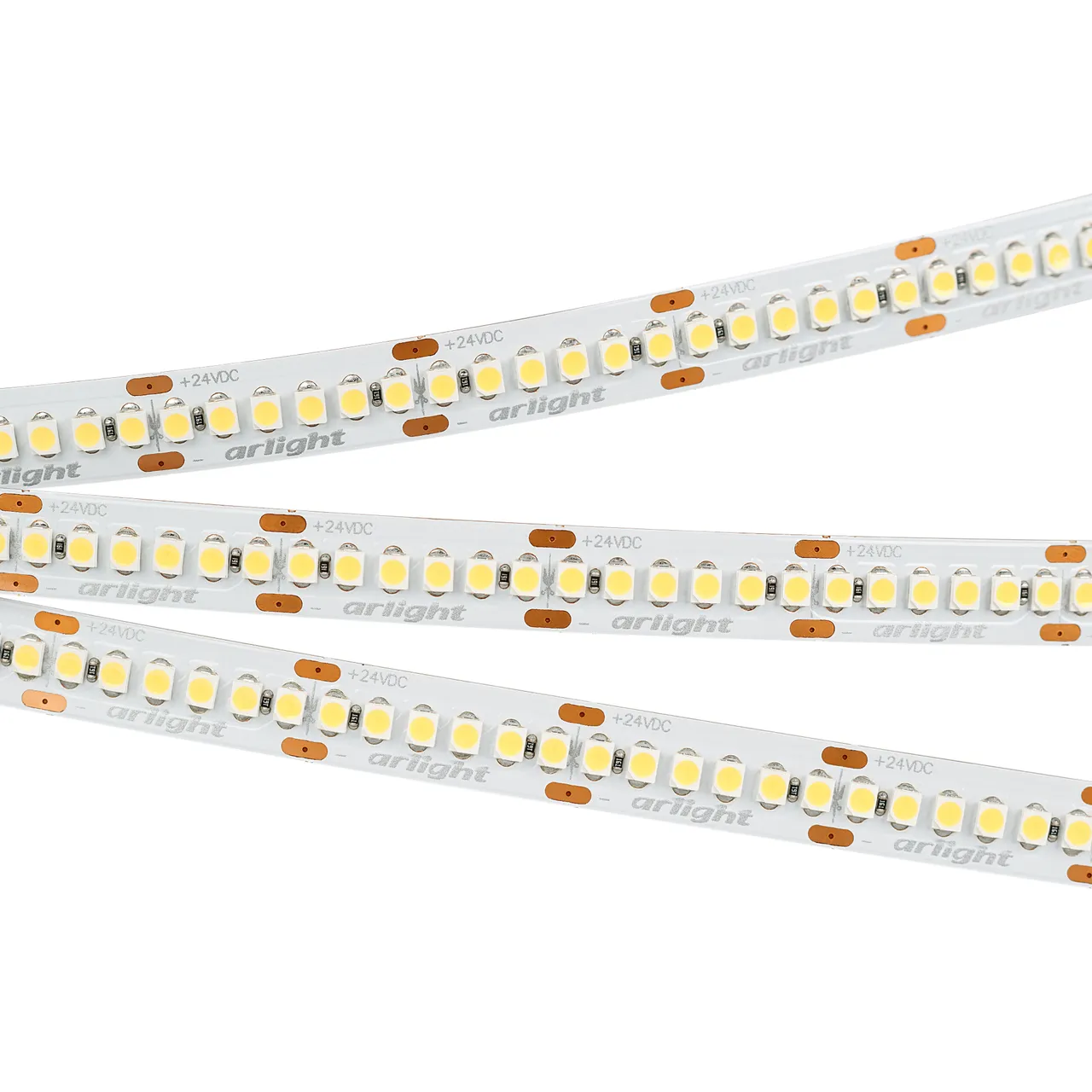 Лента RT-A240-10mm 24V Warm2400 (19.2 W/m, IP20, 3528, 5m) 028622(2)
