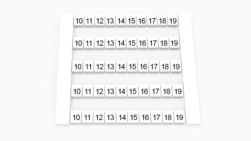 Маркировка (в кассетах) DEK5-50P-19-71Z(H)