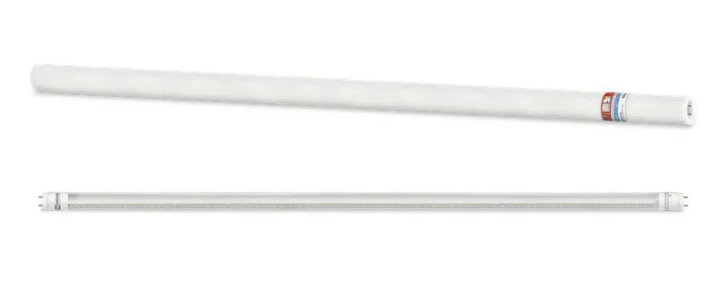 Лампа светодиодная LED-T8-П-PRO 20Вт трубчатая с двухсторонним цоколем прозрачная 6500К холод. бел. G13 2000лм 230В 1200мм неповоротн. 4690612031002