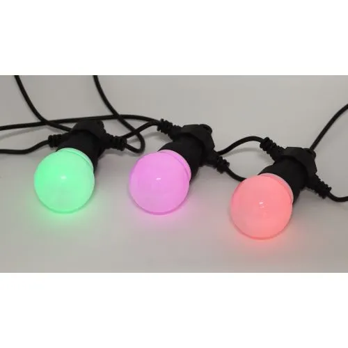 ERABL-MK52 Гирлянда Белт Лайт набор 5 м, 10 RGB LED ,дин.реж, с трансформ.каучук,24В,IP44 Б0047956