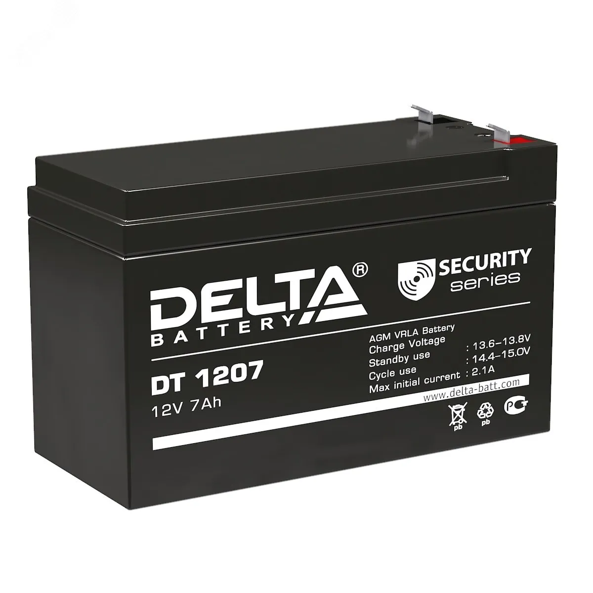 Аккумулятор DT 12В 7Ач 4614010040008