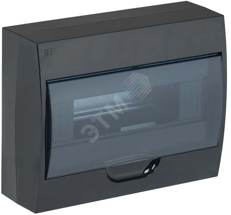Корпус ЩРН-П-12 Krepta 3 IP41 навесной пластик. черн. MKP12-N-12-41-K02