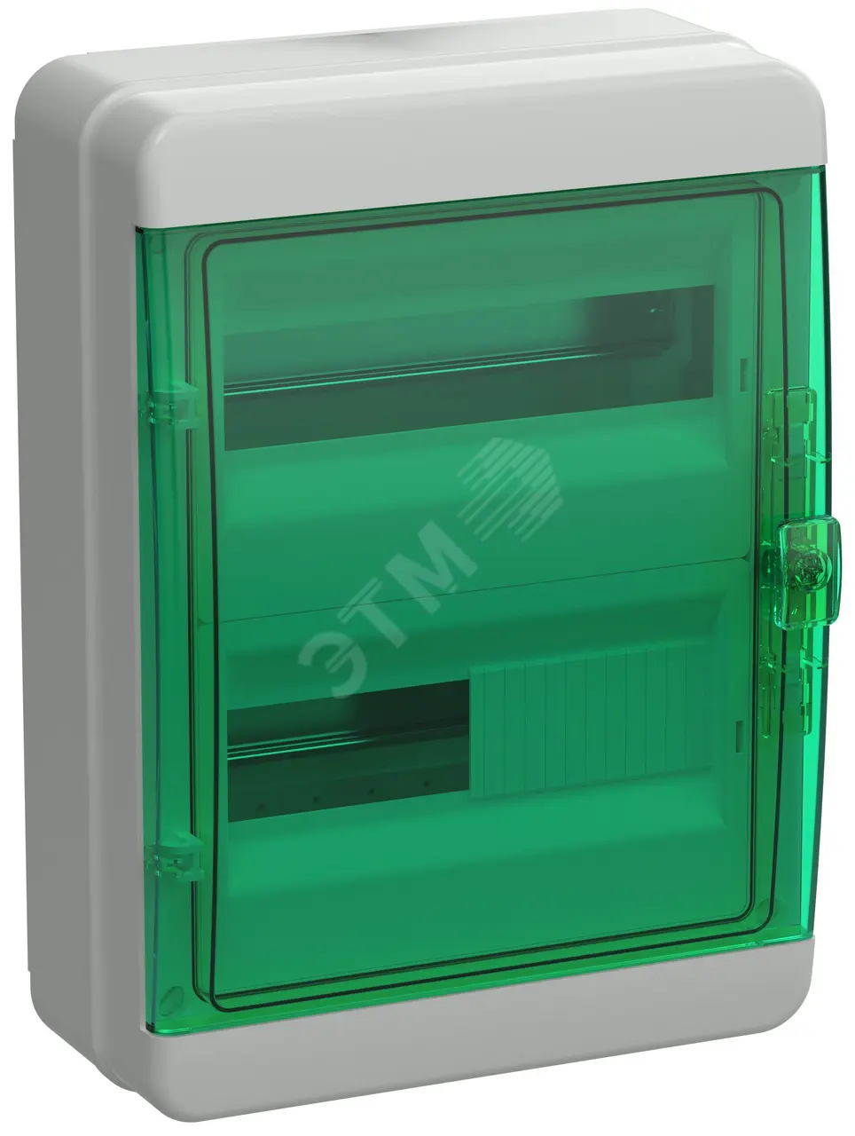 Корпус пластиковый КМПн-24 IP65 зел. прозр. дверь TEKFOR TF5-KP72-N-24-65-K03-K06