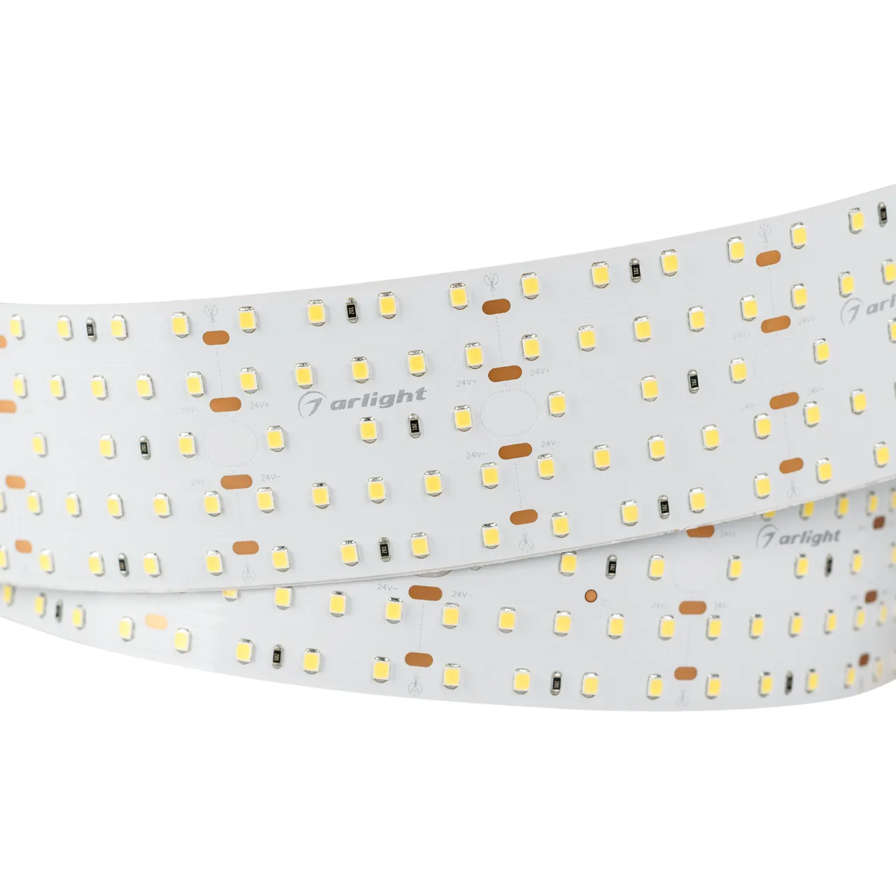 Лента S2-2500 24V White 5500K 52mm (2835, 420 LED/m, LUX) 021203