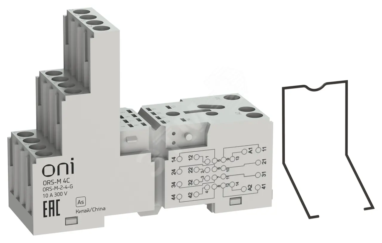 Розетка тр-хъярусная ORS-M для реле ORM 4C ORS-M-2-4-G