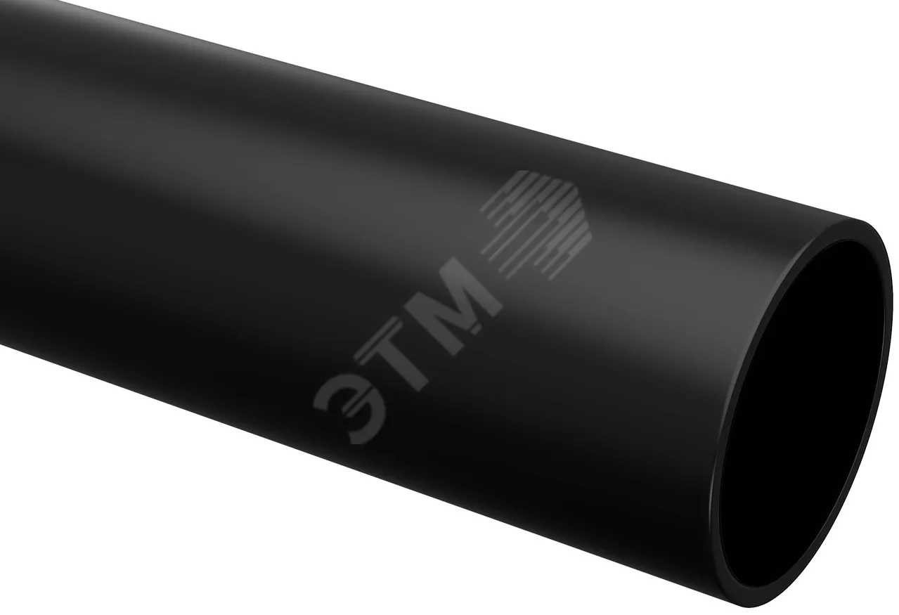 Труба гладкая ПНД жесткая d25мм черн. (уп.100м) CTR10-025-K02-100-1