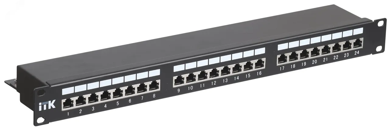 Патч-панель 1 юнит кат.5Е STP 24 порта (IDC Dual) PP24-1UC5ES-D05