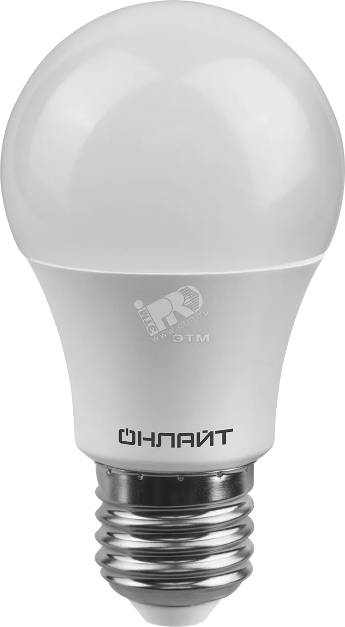 Лампа светодиодная LED 10вт Е27 белый 19204