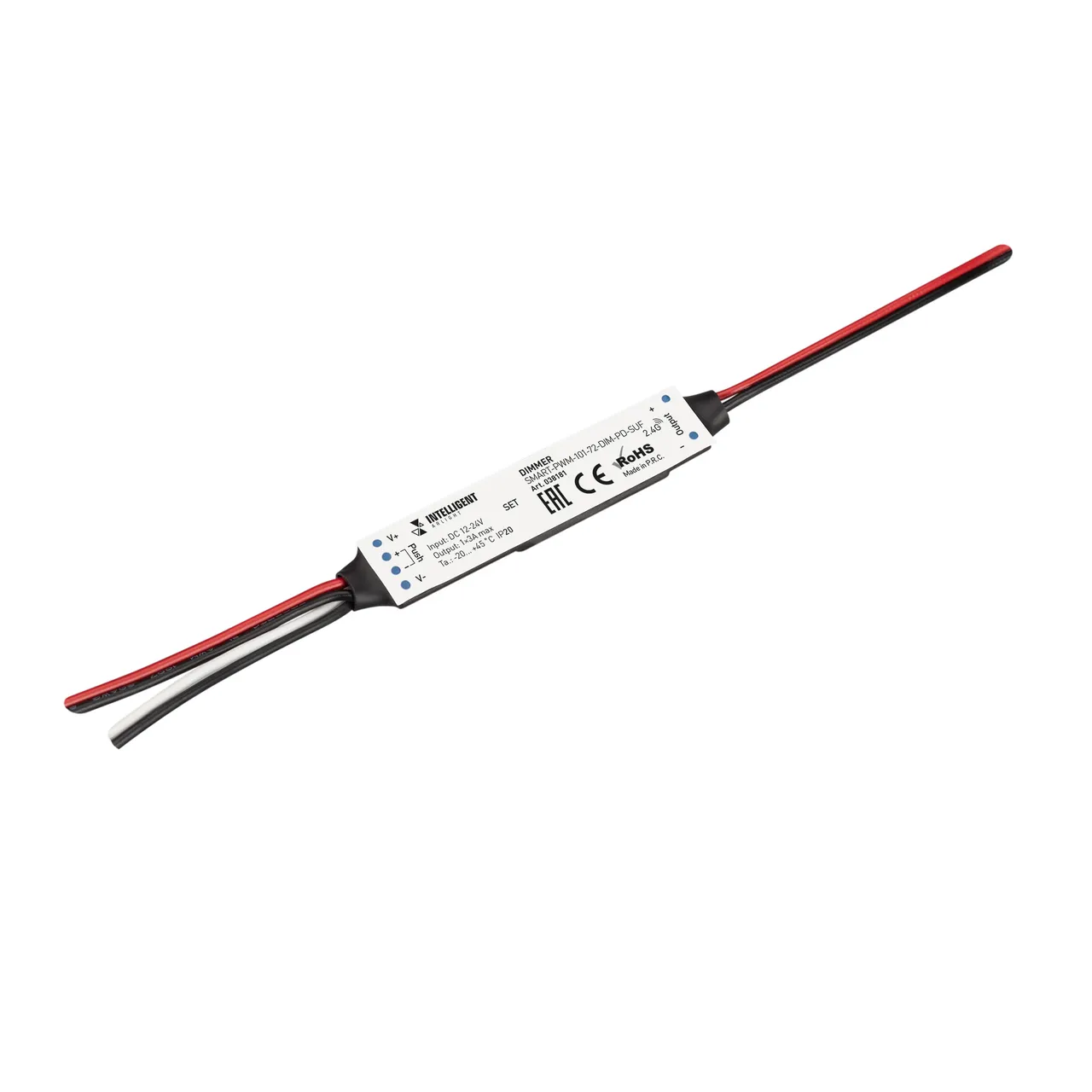 INTELLIGENT ARLIGHT Диммер SMART-PWM-101-72-DIM-PD-SUF (12-24V, 1x3A, SS, 2.4G) 038181