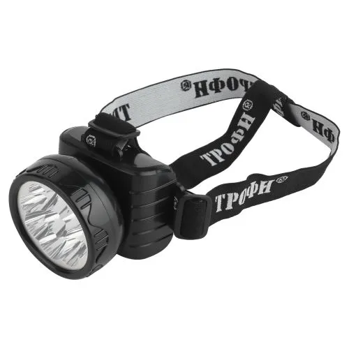 Фонарь аккумуляторный налобный TG9 9LED аккум. 4В 0.9А.ч ЗУ 220В (картон. упак.) C0045557