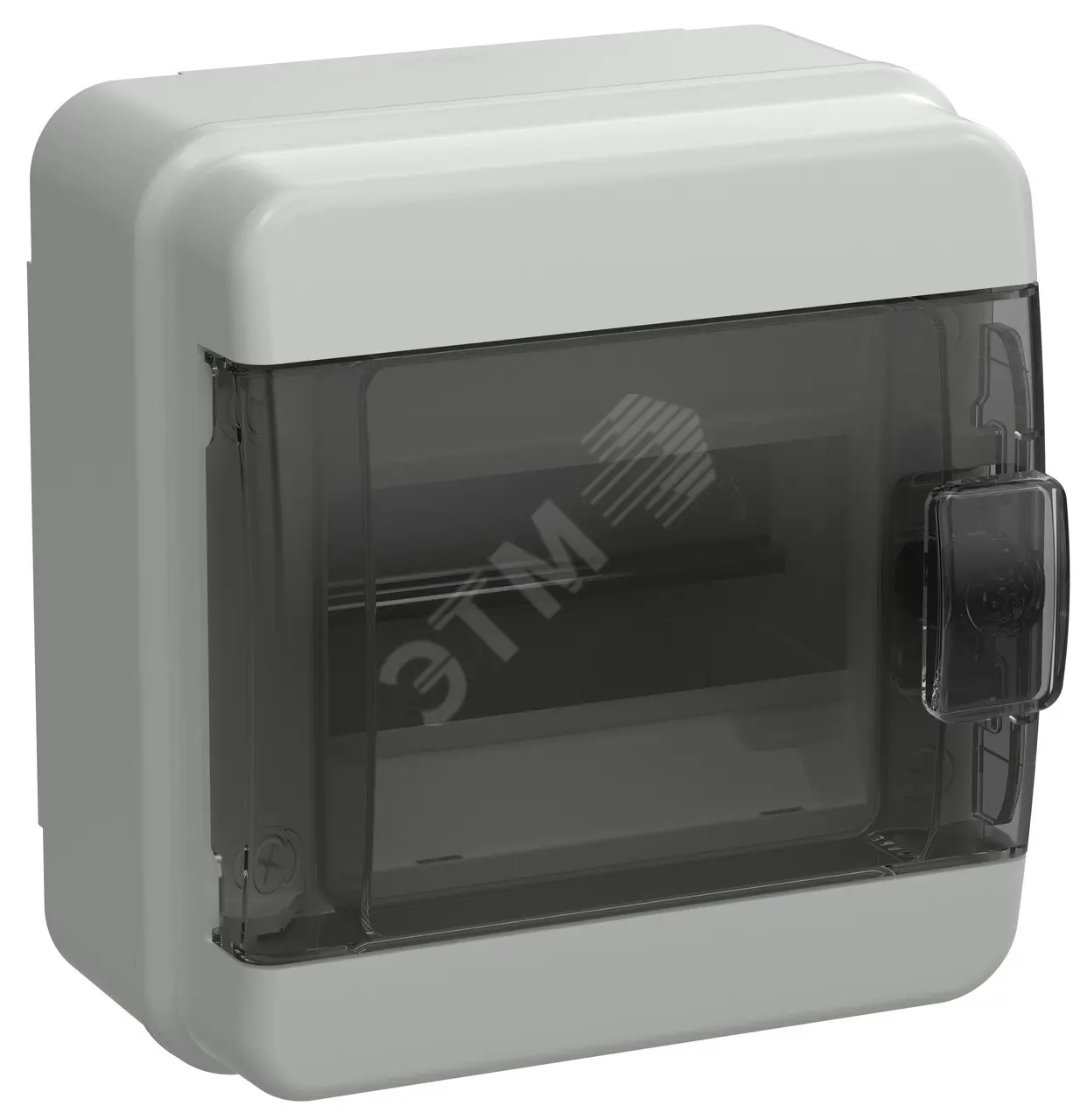 Корпус пластиковый КМПн-6 IP65 черн. прозр. дверь TEKFOR TF5-KP72-N-06-65-K03-K02