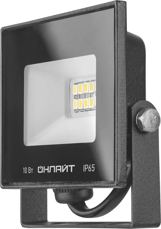 Прожектор светодиодный 71 688 OFL-10-6K-BL-IP65-LED 10Вт 6000К IP65 800лм черн. 71688